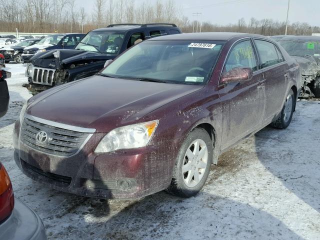 4T1BK36B28U286043 - 2008 TOYOTA AVALON XL MAROON photo 2