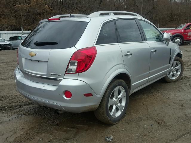 3GNAL4EK6ES666574 - 2014 CHEVROLET CAPTIVA LT SILVER photo 4