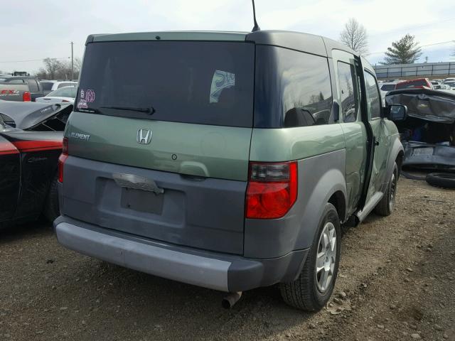 5J6YH28305L027575 - 2005 HONDA ELEMENT LX GREEN photo 4