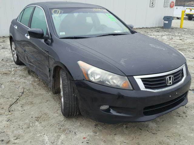 1HGCP36708A052847 - 2008 HONDA ACCORD EX BLACK photo 1