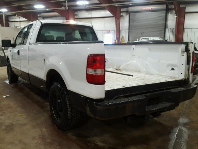 1FTVX12567NA46140 - 2007 FORD F150 WHITE photo 3