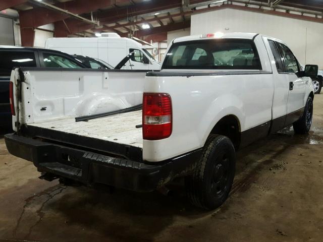 1FTVX12567NA46140 - 2007 FORD F150 WHITE photo 4