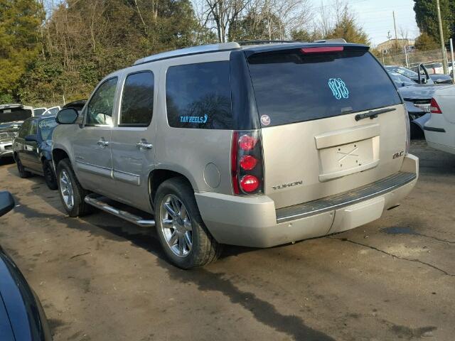 1GKEC63858J204000 - 2008 GMC YUKON DENA TAN photo 3