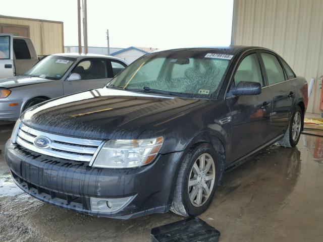 1FAHP24W08G103310 - 2008 FORD TAURUS SEL BLACK photo 2