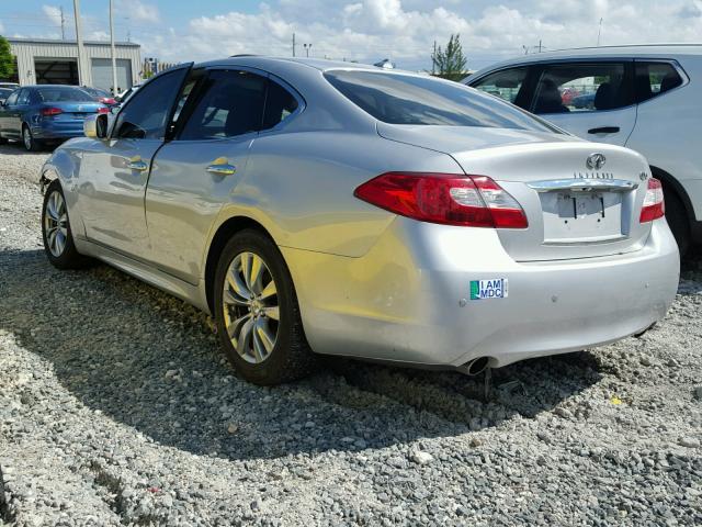 JN1BY1AP4EM260486 - 2014 INFINITI Q70 3.7 GRAY photo 3