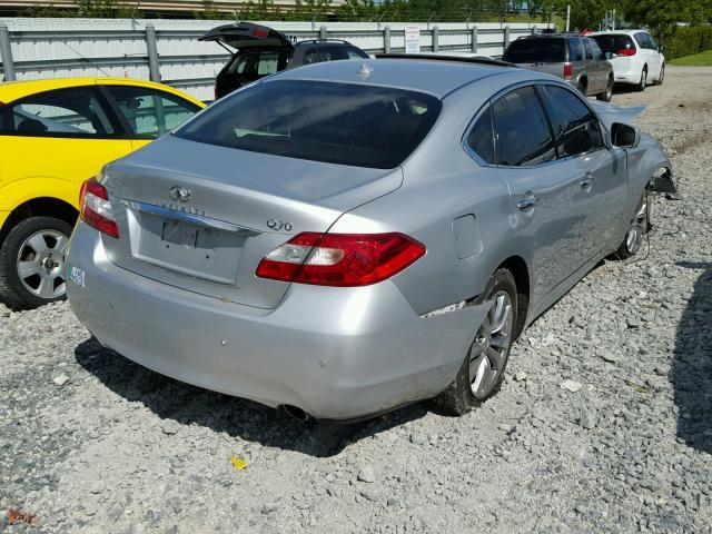 JN1BY1AP4EM260486 - 2014 INFINITI Q70 3.7 GRAY photo 4