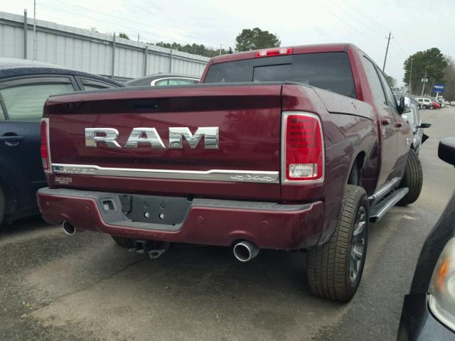 1C6RR7PT2HS838981 - 2017 RAM 1500 LONGH MAROON photo 4