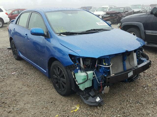 2T1BU4EE6AC449750 - 2010 TOYOTA COROLLA BA BLUE photo 1