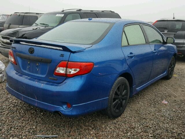 2T1BU4EE6AC449750 - 2010 TOYOTA COROLLA BA BLUE photo 4