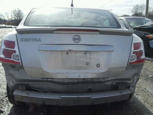 3N1AB6AP7CL614020 - 2012 NISSAN SENTRA 2.0 SILVER photo 9