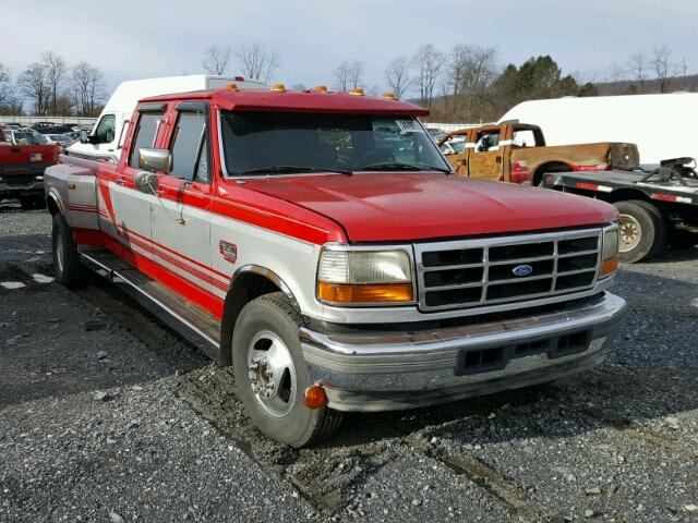 1FTJW35F0VEB72993 - 1997 FORD F350 RED photo 1