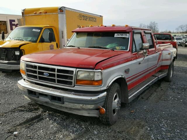 1FTJW35F0VEB72993 - 1997 FORD F350 RED photo 2