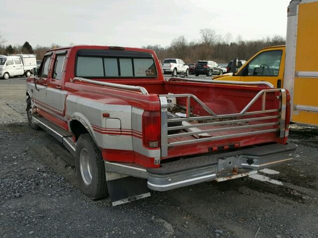 1FTJW35F0VEB72993 - 1997 FORD F350 RED photo 3