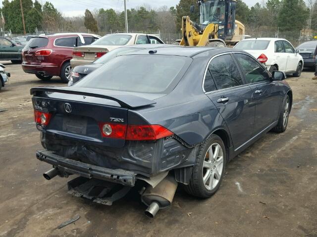 JH4CL968X5C005815 - 2005 ACURA TSX BLUE photo 4