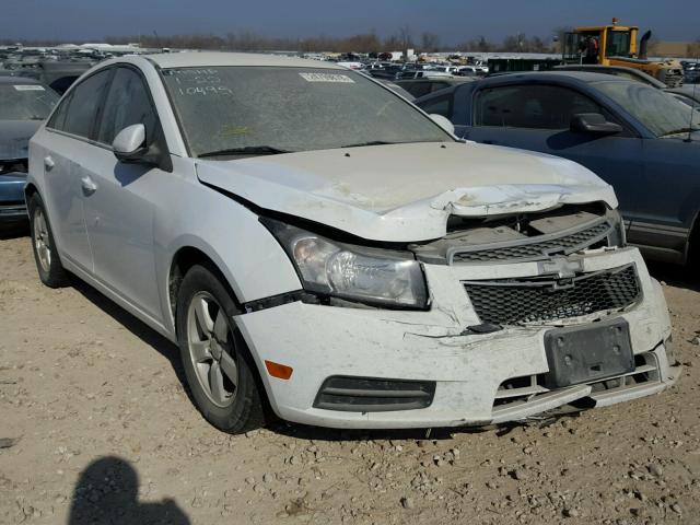 1G1PC5SB0D7217037 - 2013 CHEVROLET CRUZE LT WHITE photo 1