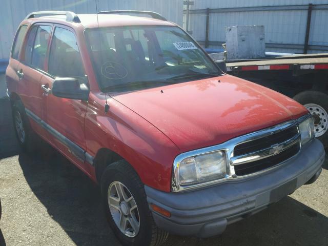 2CNBJ13CX36919402 - 2003 CHEVROLET TRACKER RED photo 1