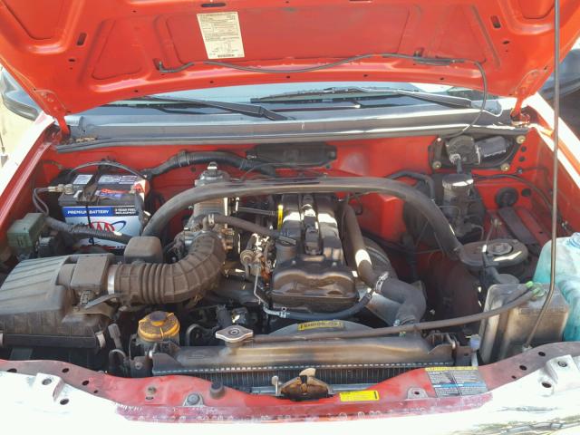 2CNBJ13CX36919402 - 2003 CHEVROLET TRACKER RED photo 7