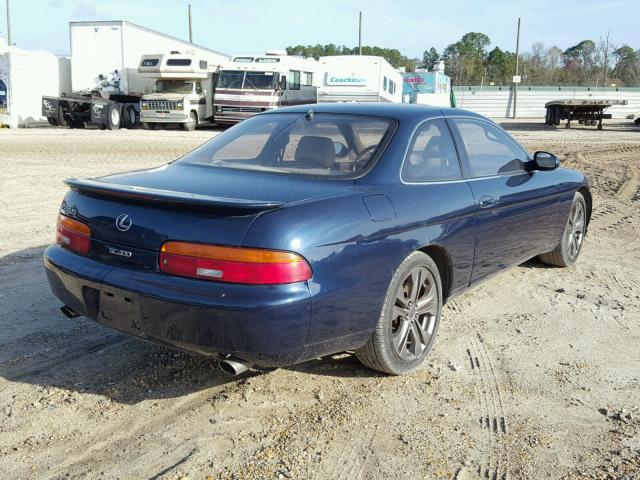 JT8UZ30C9N0009532 - 1992 LEXUS SC 400 BLUE photo 4