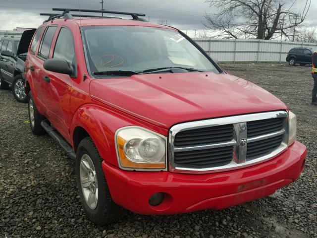 1D4HB48N04F146828 - 2004 DODGE DURANGO SL RED photo 1