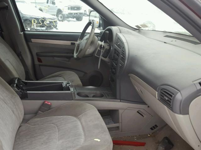 3G5DA03E43S589208 - 2003 BUICK RENDEZVOUS MAROON photo 5