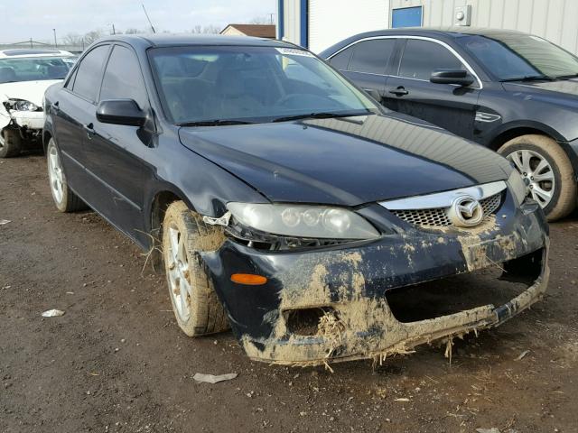 1YVHP80D065M58465 - 2006 MAZDA 6 S BLACK photo 1