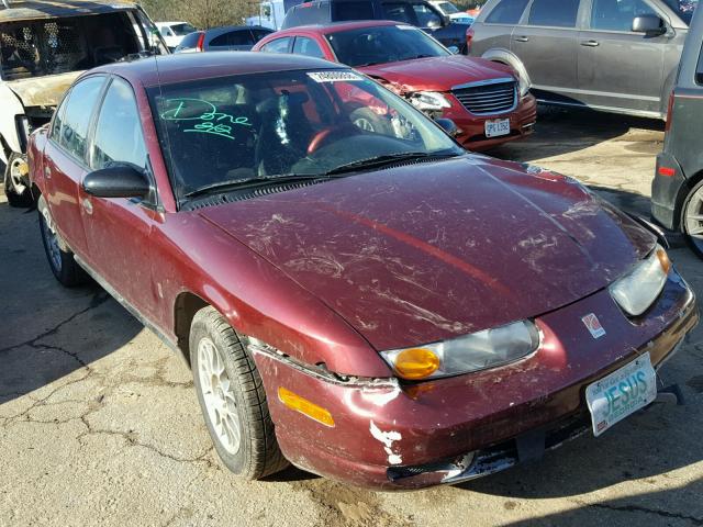 1G8ZG52802Z160942 - 2002 SATURN SL1 MAROON photo 1