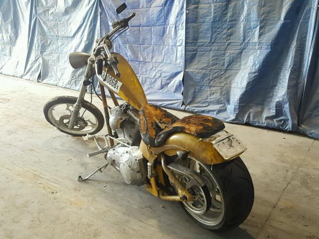 5J11NBJ143W001095 - 2003 BIG DOG CHOPPER YELLOW photo 3