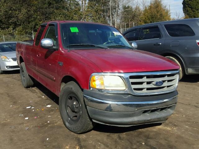 2FTRX17212CA78640 - 2002 FORD F150 RED photo 1