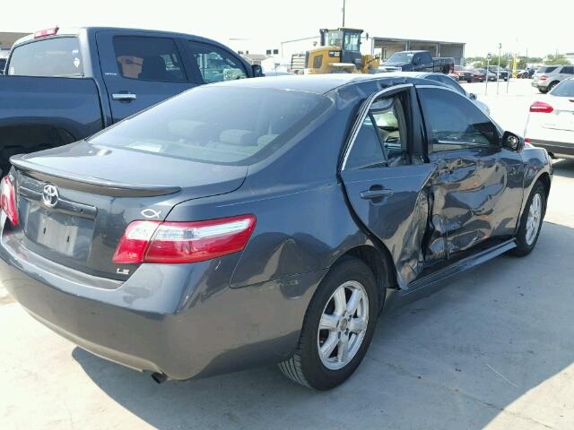 4T1BE46K09U887837 - 2009 TOYOTA CAMRY BASE CHARCOAL photo 4