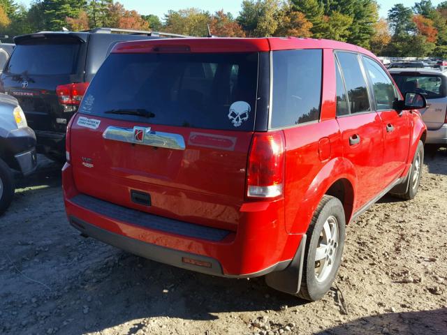 5GZCZ23D06S803545 - 2006 SATURN VUE RED photo 4