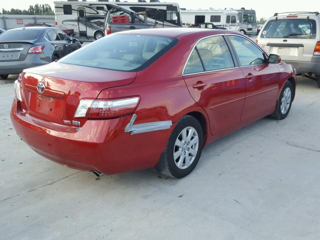 JTNBB46K273041334 - 2007 TOYOTA CAMRY NEW RED photo 4