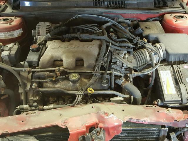 1G2NF52E7YM855619 - 2000 PONTIAC GRAND AM S RED photo 7