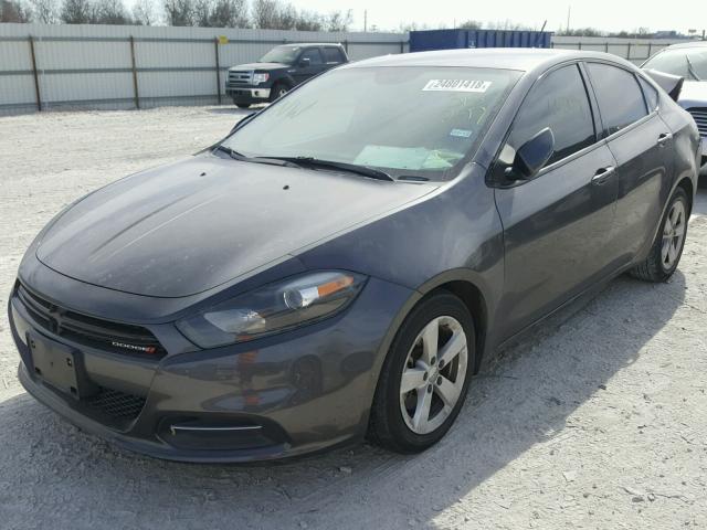 1C3CDFBB4FD315277 - 2015 DODGE DART SXT GRAY photo 2