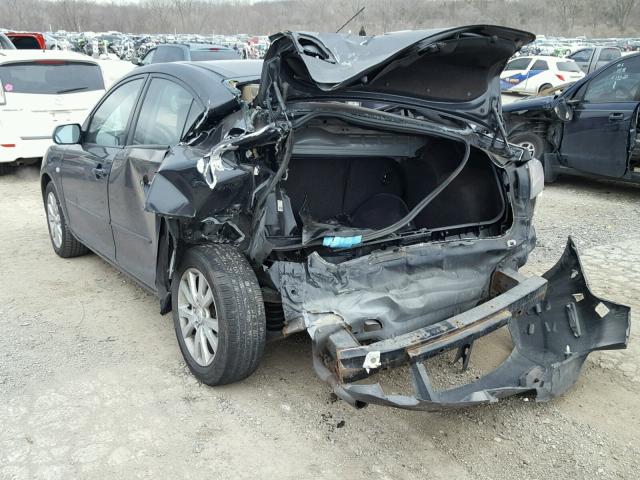 JM1BK12FX81775079 - 2008 MAZDA 3 I BLACK photo 3