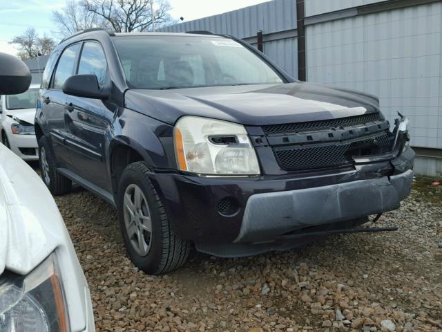 2CNDL13F966136539 - 2006 CHEVROLET EQUINOX LS MAROON photo 1