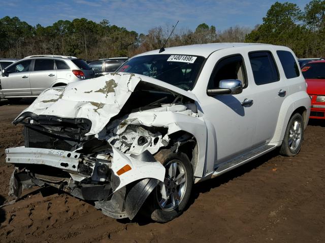 3GNCA23B79S529185 - 2009 CHEVROLET HHR LT WHITE photo 2