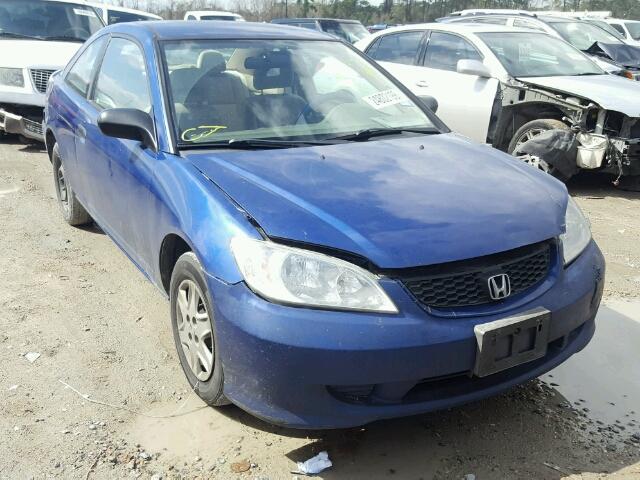 1HGEM22144L078587 - 2004 HONDA CIVIC DX V BLUE photo 1