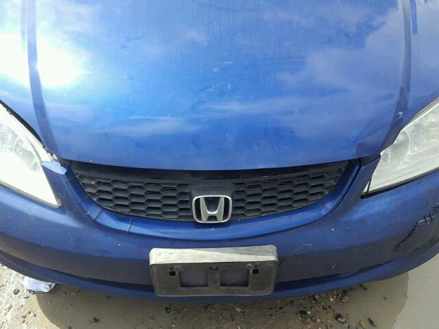 1HGEM22144L078587 - 2004 HONDA CIVIC DX V BLUE photo 7