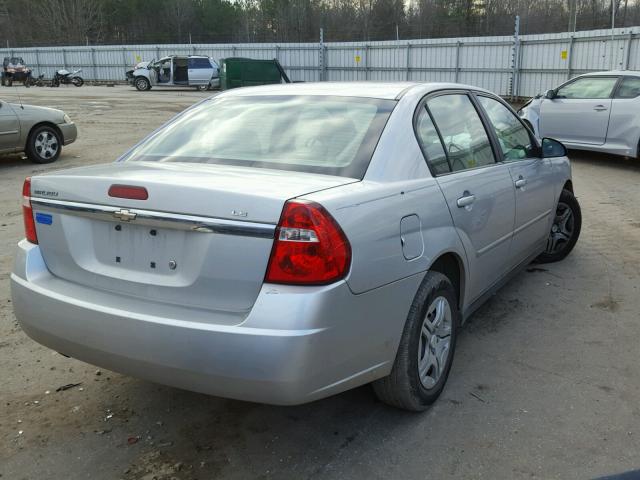 1G1ZS51F66F217195 - 2006 CHEVROLET MALIBU LS SILVER photo 4