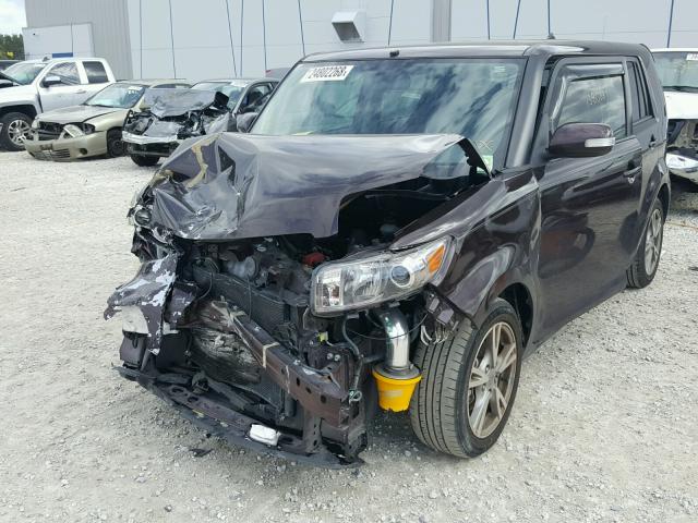 JTLZE4FE1A1109117 - 2010 TOYOTA SCION XB MAROON photo 2