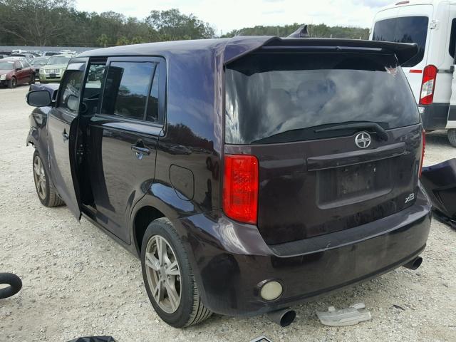 JTLZE4FE1A1109117 - 2010 TOYOTA SCION XB 栗色 照片 3