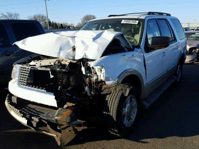 1FMFU18575LA32322 - 2005 FORD EXPEDITION WHITE photo 2