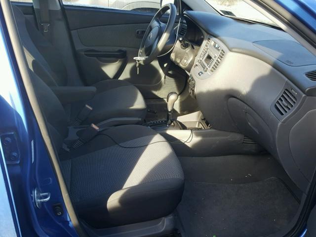 KNADH4A35A6635401 - 2010 KIA RIO LX Կապույտ լուսանկար 5