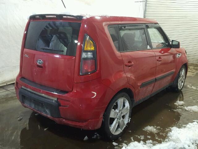 KNDJT2A27B7234458 - 2011 KIA SOUL + RED photo 4