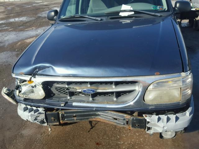 1FMZU34E9WUA51075 - 1998 FORD EXPLORER BLUE photo 7