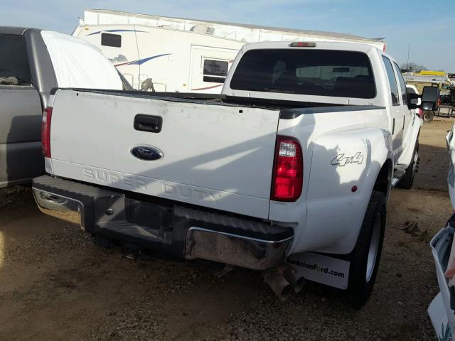 1FTXW4DR3AEA83974 - 2010 FORD F450 SUPER WHITE photo 4