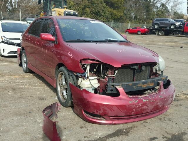 1NXBR32E85Z524596 - 2005 TOYOTA COROLLA CE RED photo 1