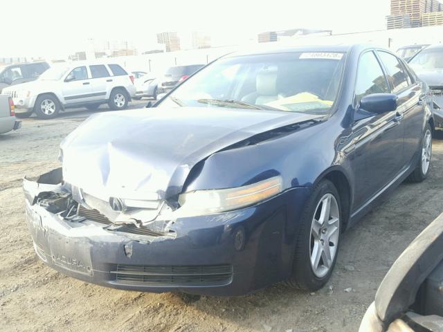 19UUA66204A030319 - 2004 ACURA TL BLUE photo 2