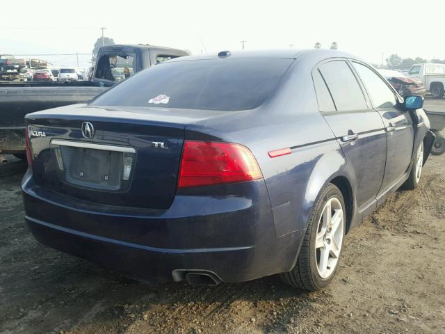 19UUA66204A030319 - 2004 ACURA TL BLUE photo 4