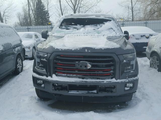 1FTEW1EG4HFA54765 - 2017 FORD F150 SUPER BLACK photo 9